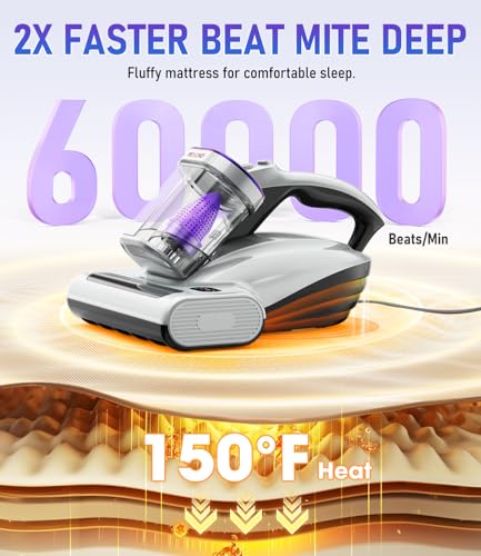 500W Handheld Mattress Vacuum Cleaner with UV-C Light and HEPA Filter Z80073