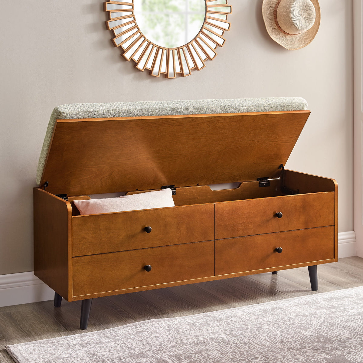Lift Top Storage Bench L142147