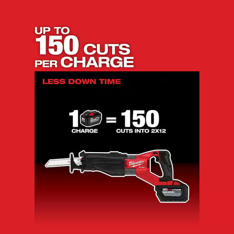 18V Lithium-Ion Brushless Cordless Reciprocating Saw & 12.0Ah Battery L416001