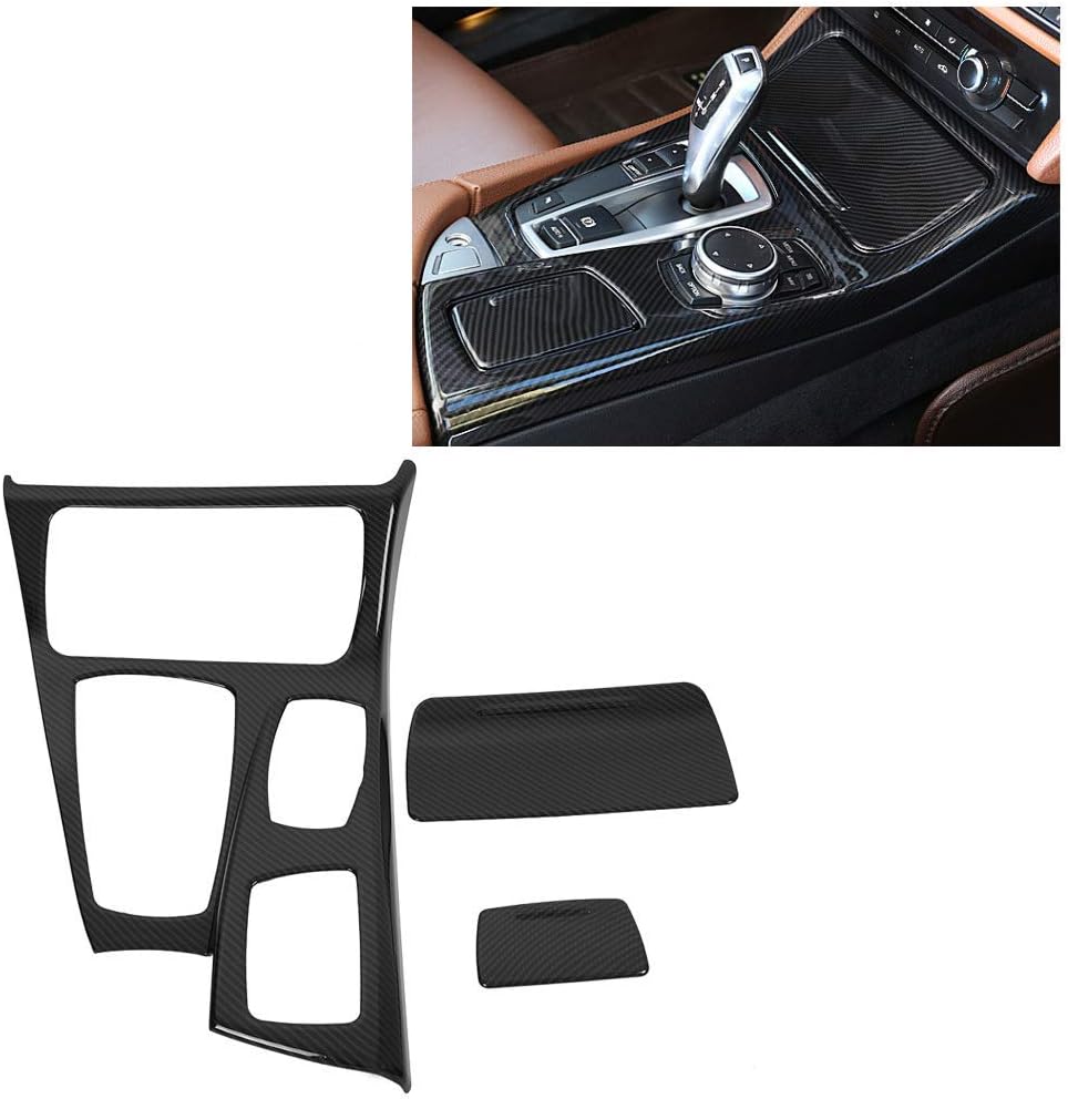 Carbon Fiber Gear Shift Panel Trim Cover E2504