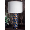 Blue and Gold Ceramic Table Lamp C469605
