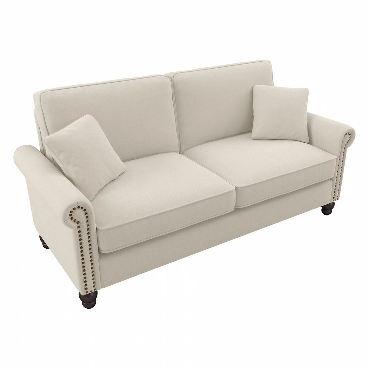 Cream Herringbone Fabric Sofa D85521