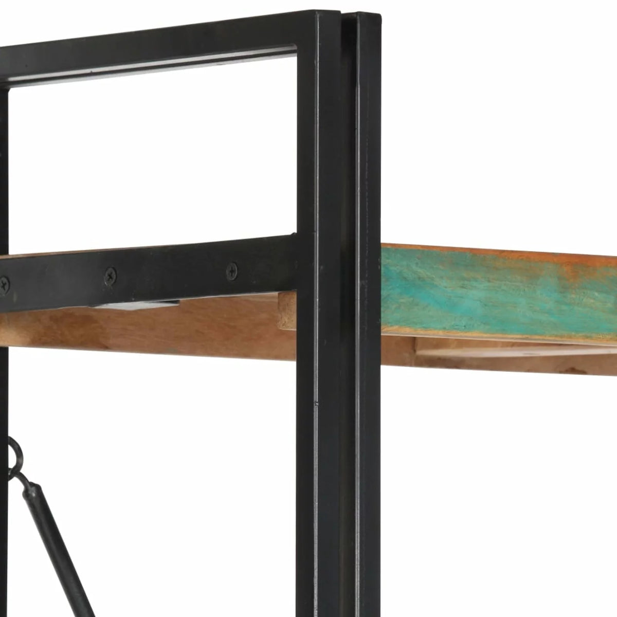 5-Tier Solid Reclaimed Wood Bookcase D7001
