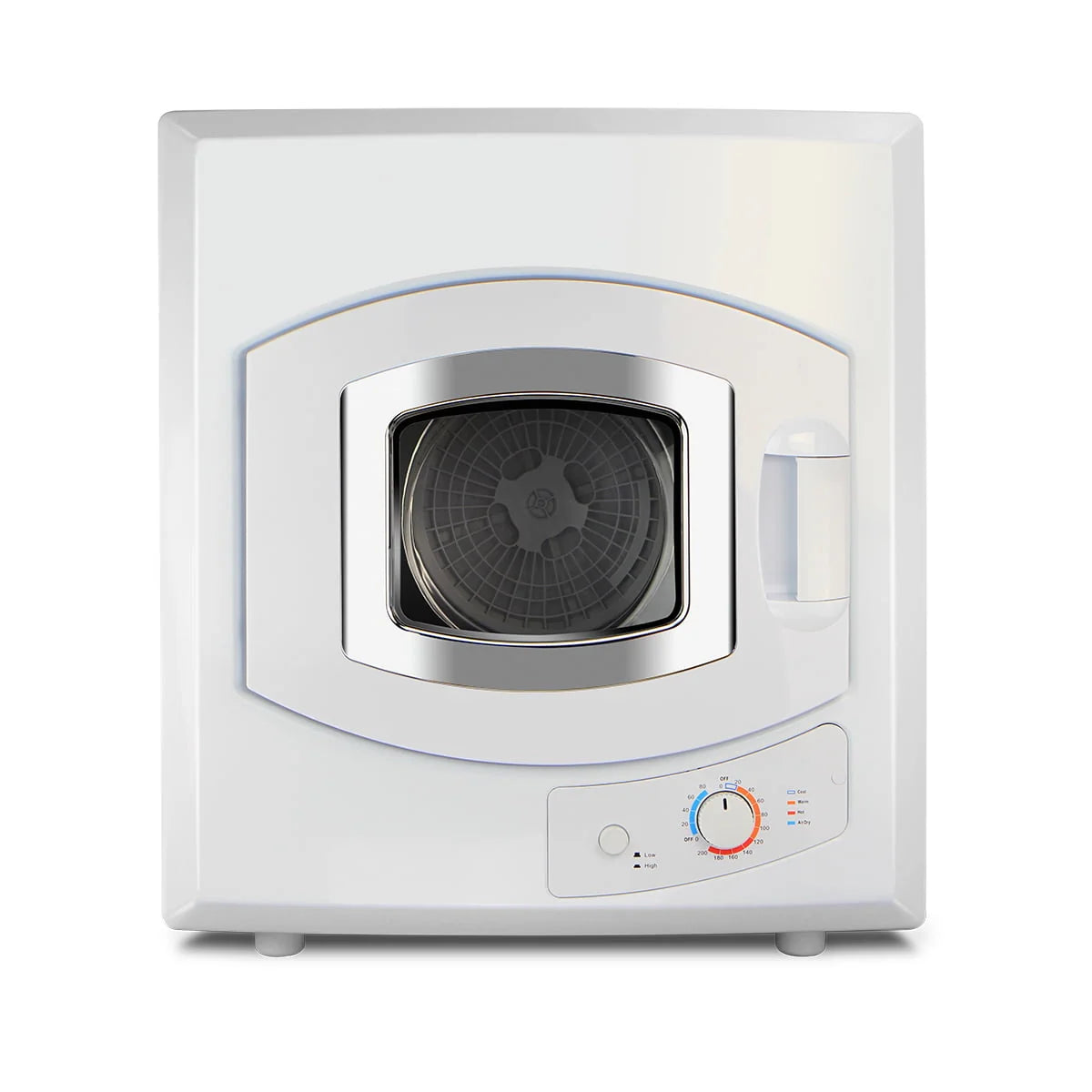 White Electric Compact Front Load Laundry Dryer Z71274