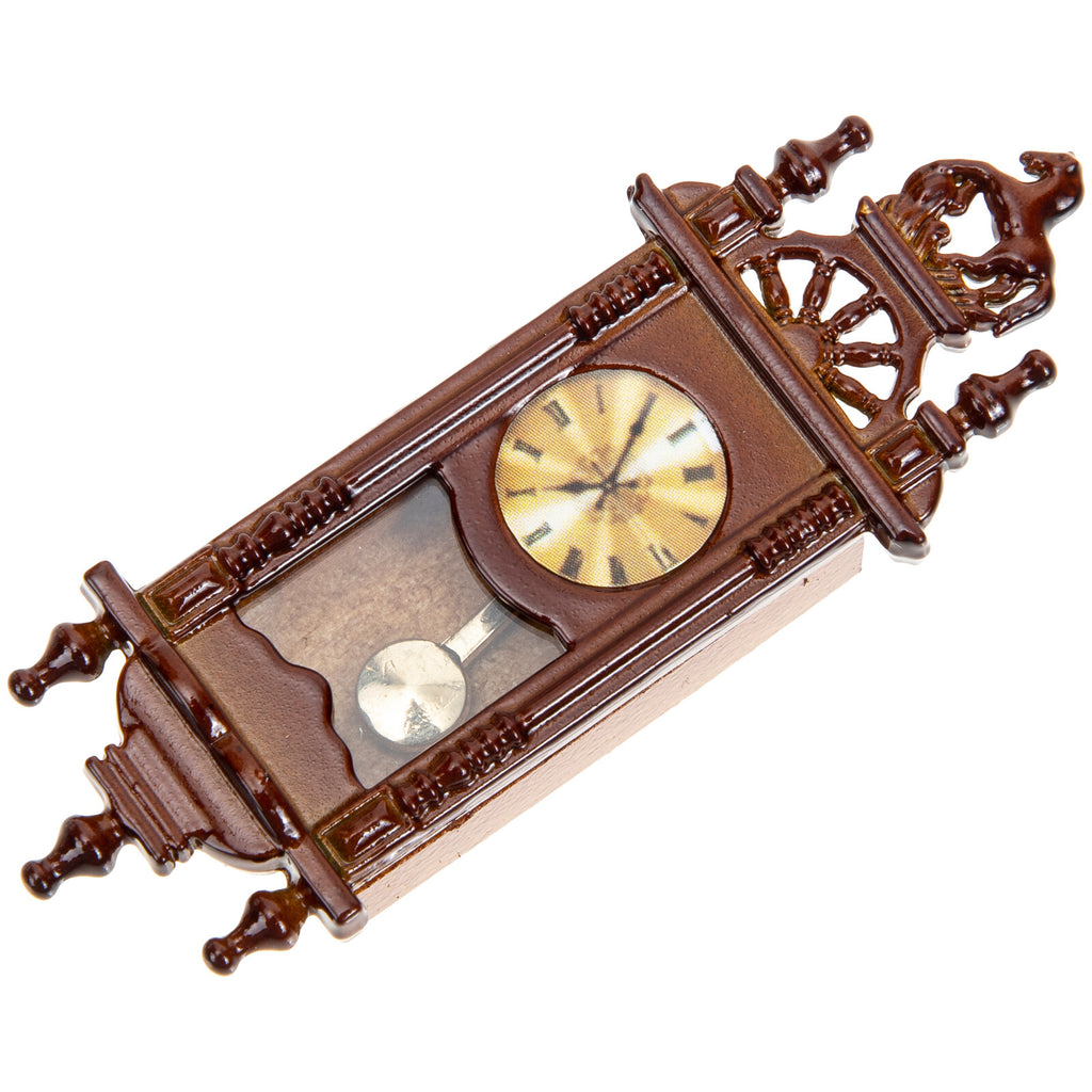 Metal Dollhouse Hanging Clock Toy L523561