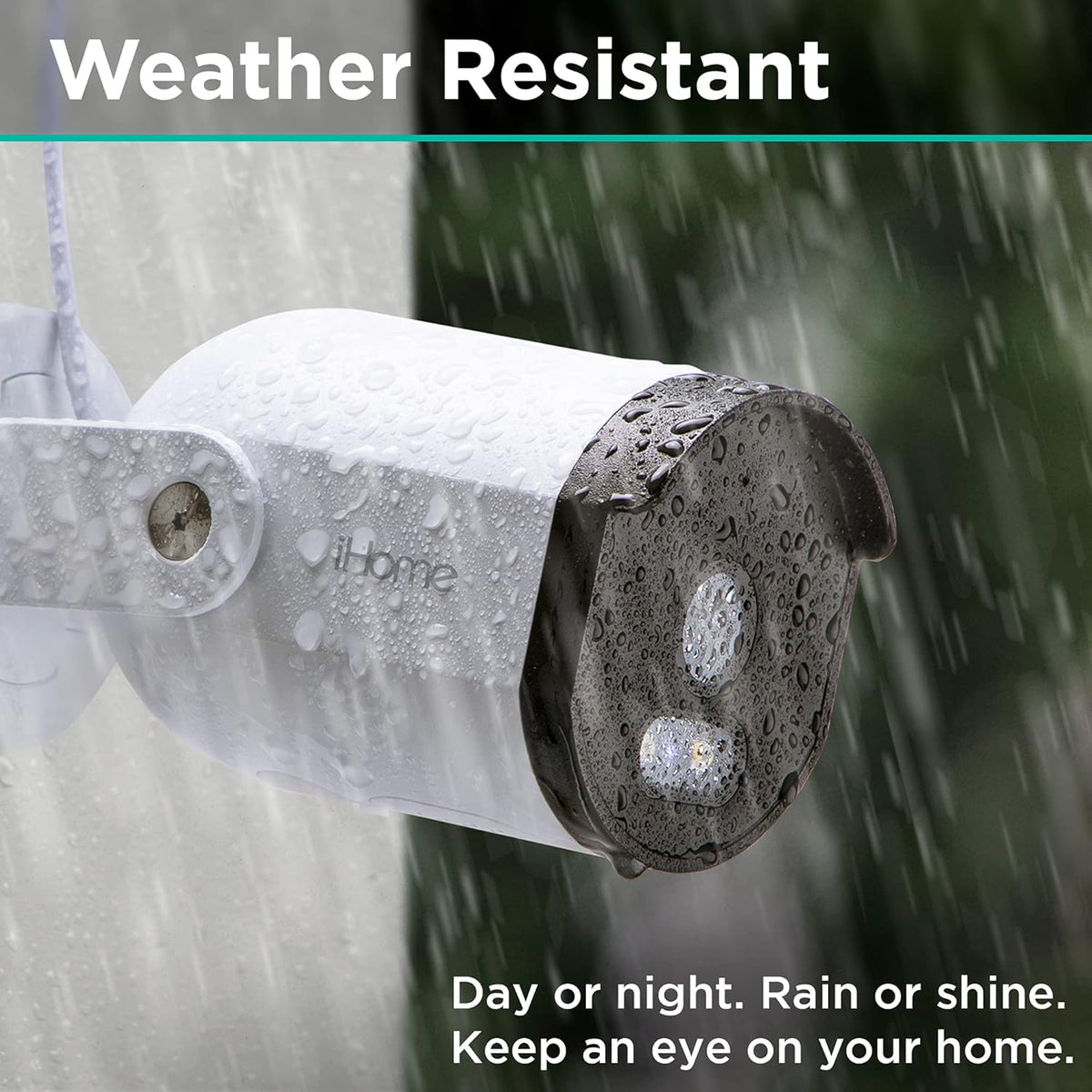 2 Pack 1080p HD IP65 Weatherproof Smart Outdoor Security Camera H3278