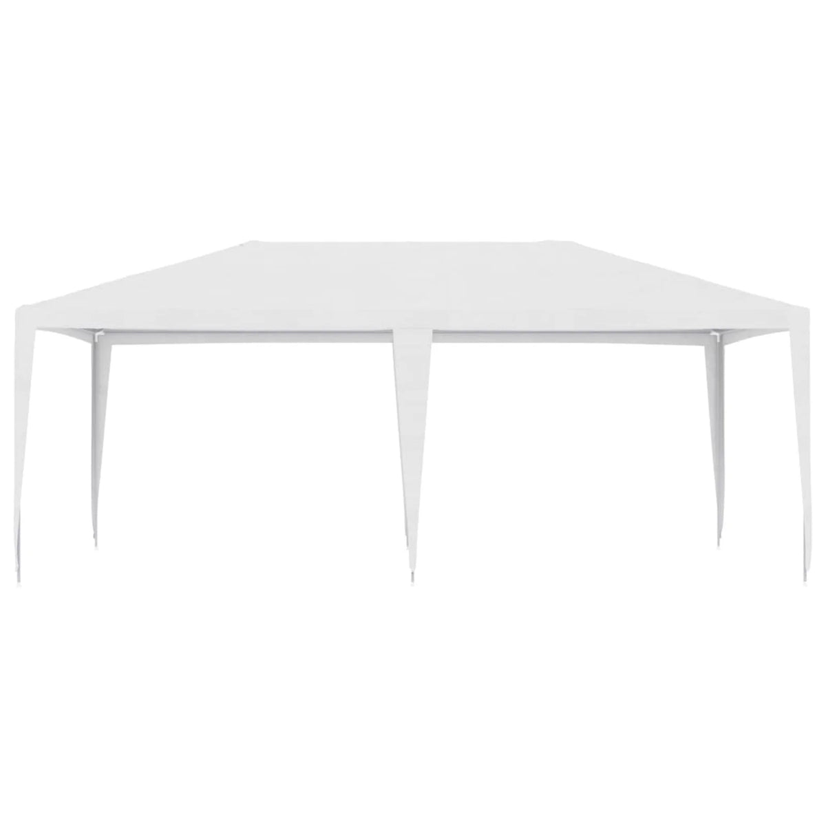 White Party Tent Gazebo Canopy with Iron Frame 19.7ft x 13.1ft x 8.9ft A6264