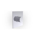Satin Brass Square Plate Thermostatic Shower Trim I3872