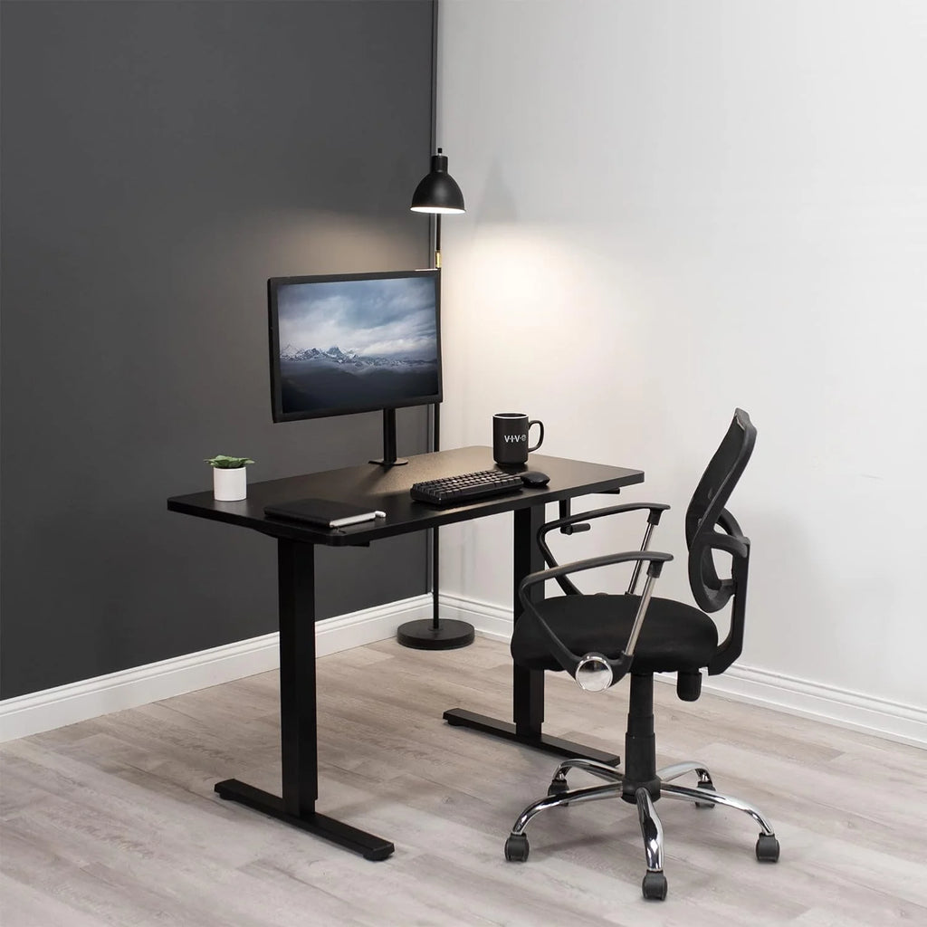 Dark Walnut 43 X 24 Inch Height Adjustable Standing Desk D783760