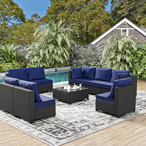 8-Person Rattan Patio Conversation Set Z70902