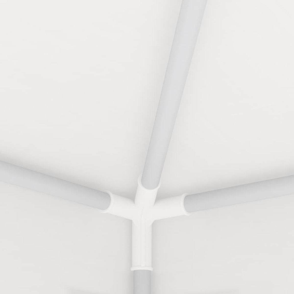 White Party Tent Gazebo Canopy with Iron Frame 19.7ft x 13.1ft x 8.9ft A6264
