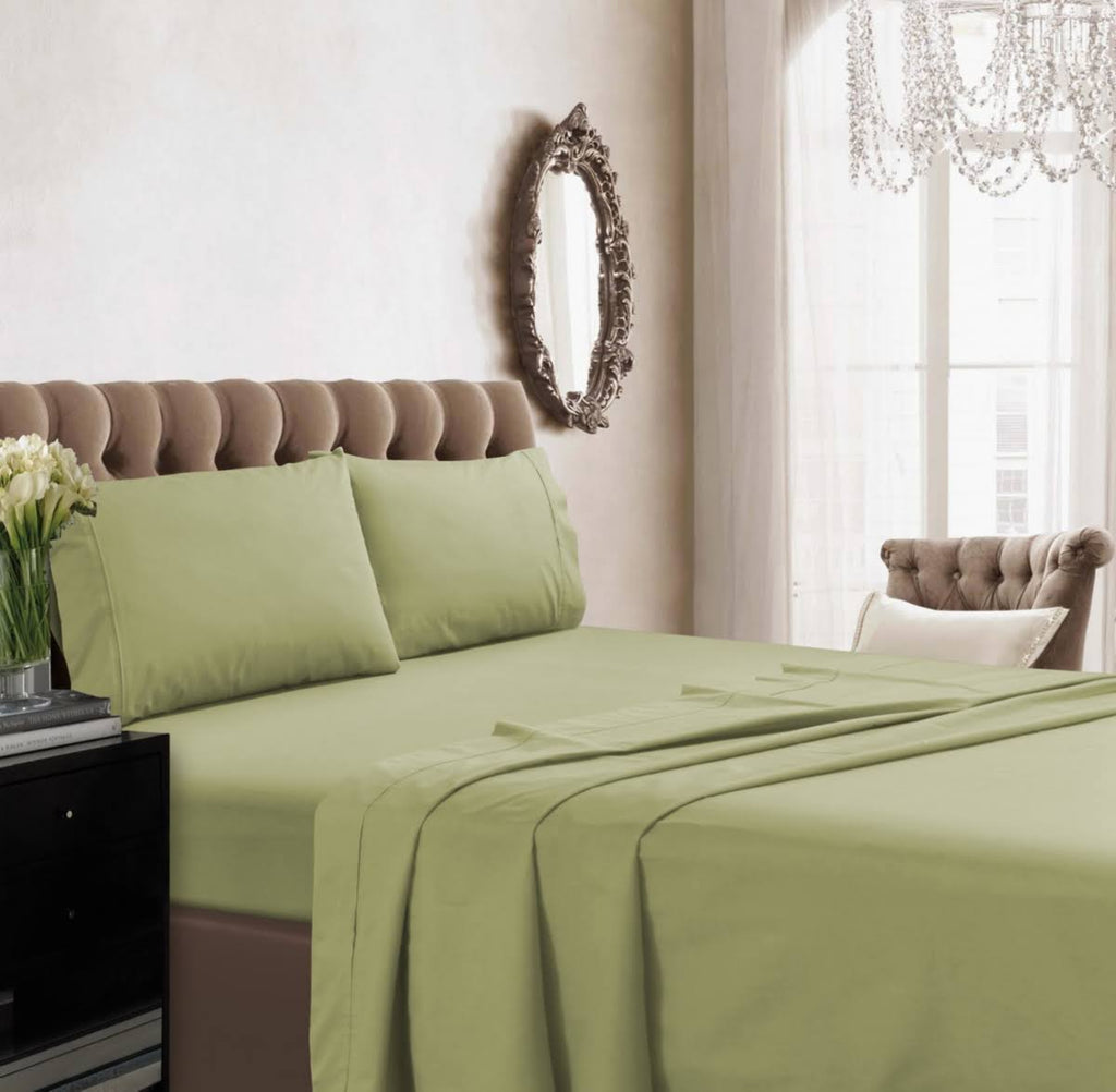 Light/Pastel Purple Percale Extra Deep Pocket Sheet Set Z606358