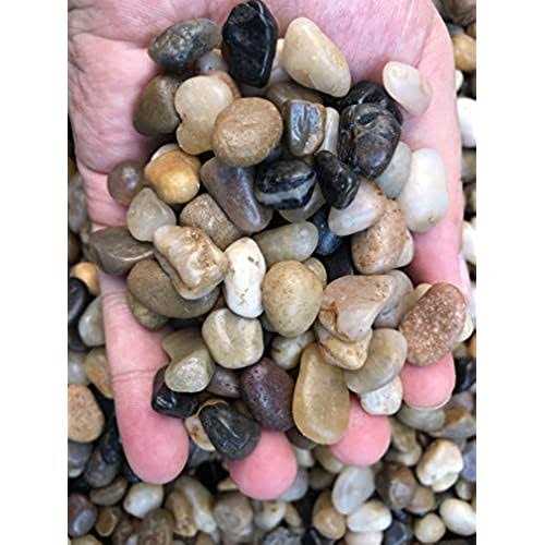 Natural Decorative Polished Mixed Pebbles River Rock Stones S7031