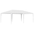 White Party Tent Gazebo Canopy with Iron Frame 19.7ft x 13.1ft x 8.9ft A6264
