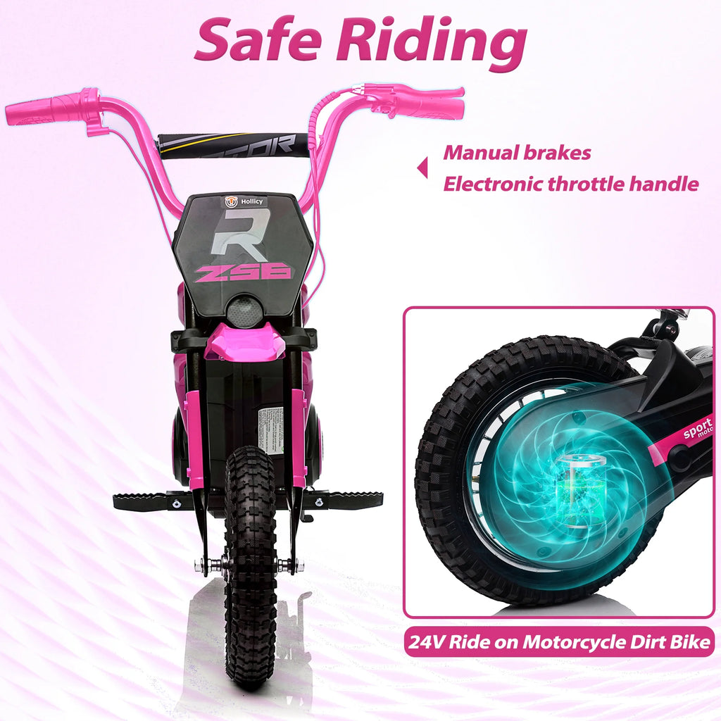 24V Dual Suspension Ride on Motorcycle V82299