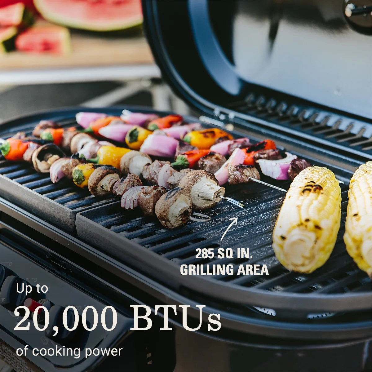 Green Standup Propane Gas Grill J245