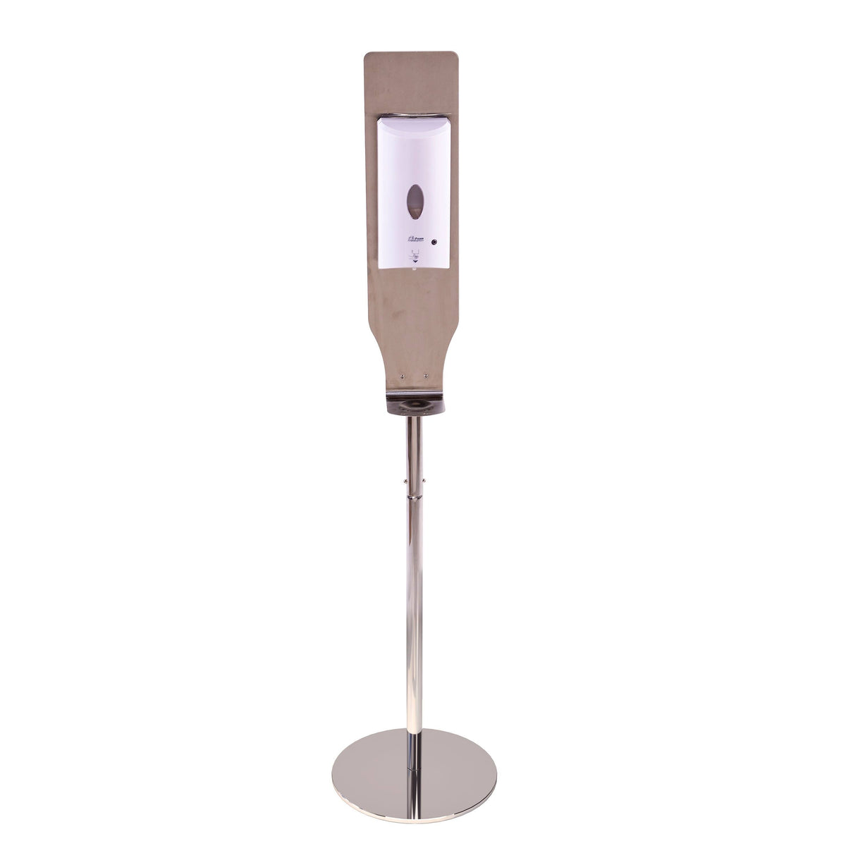 Chrome Floor Stand Touchless Hand Sanitizer Dispenser V2910