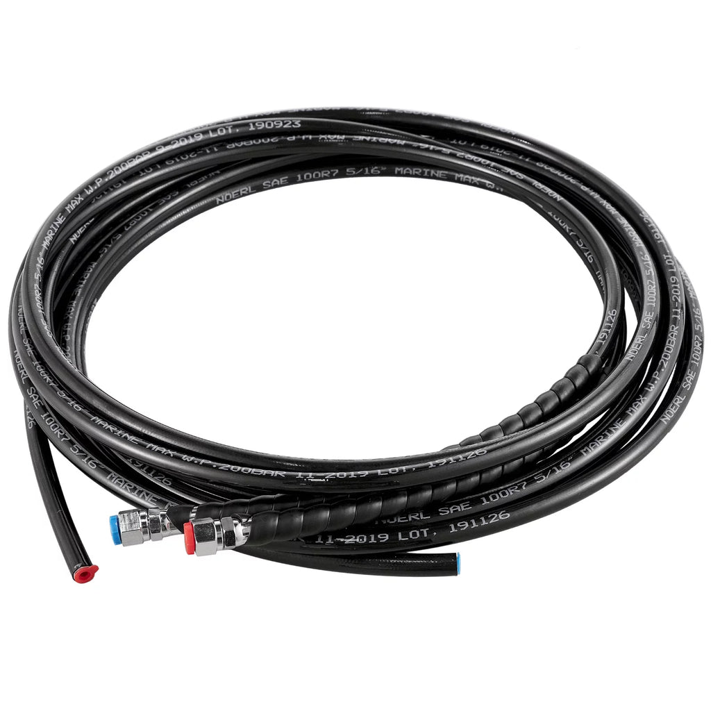 Hydraulic Outboard Boat Steering Kit 14' Hoses 300HP Helm Pump W29564