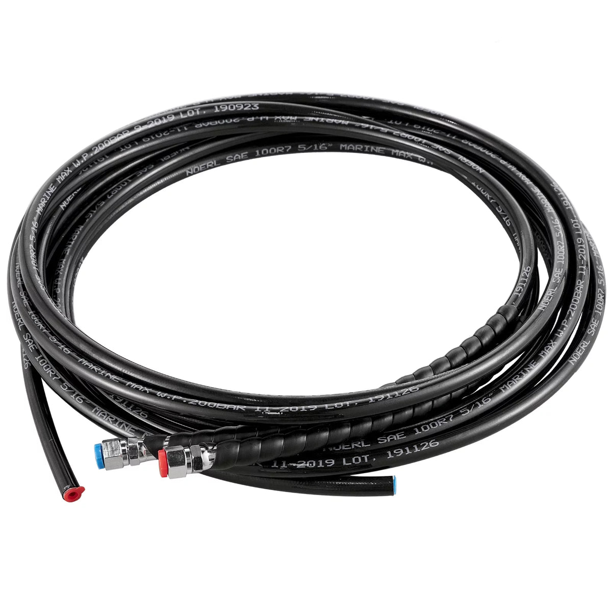 Hydraulic Outboard Boat Steering Kit 14' Hoses 300HP Helm Pump W29564