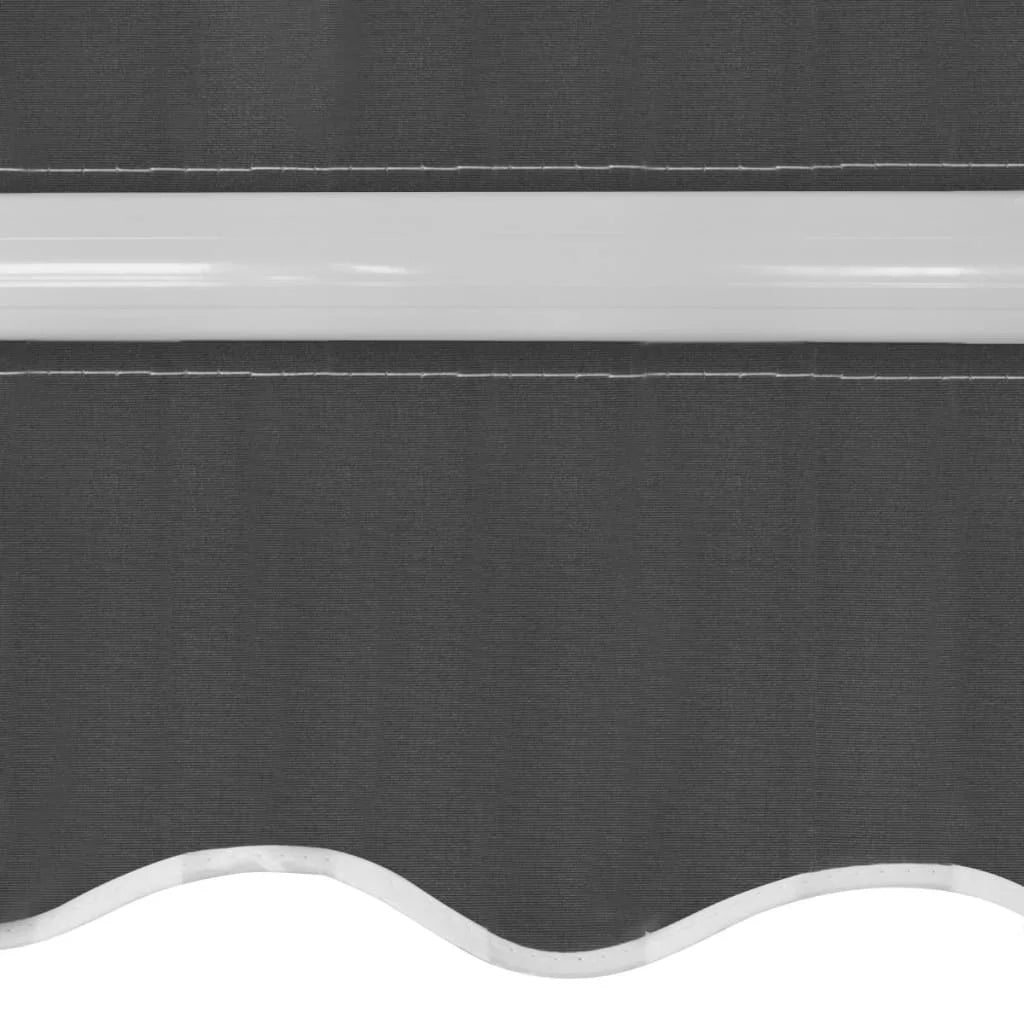 Folding Awning Manual Operated 157.5" Anthracite K578