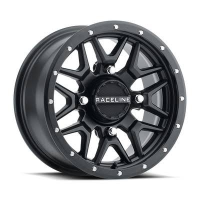 14x7 Satin Black UTV Wheel with 4 on 110 Bolt Pattern R840484