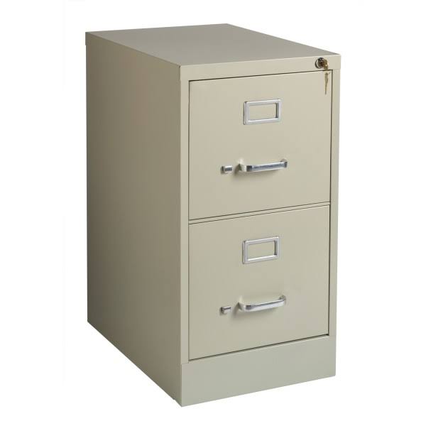 22x22D 2-Drawer Vertical File Cabinet, Putty E918
