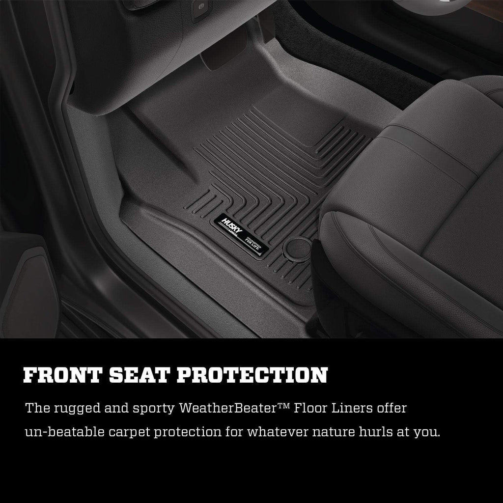 Black Front Floor Liners 2 Pcs E754