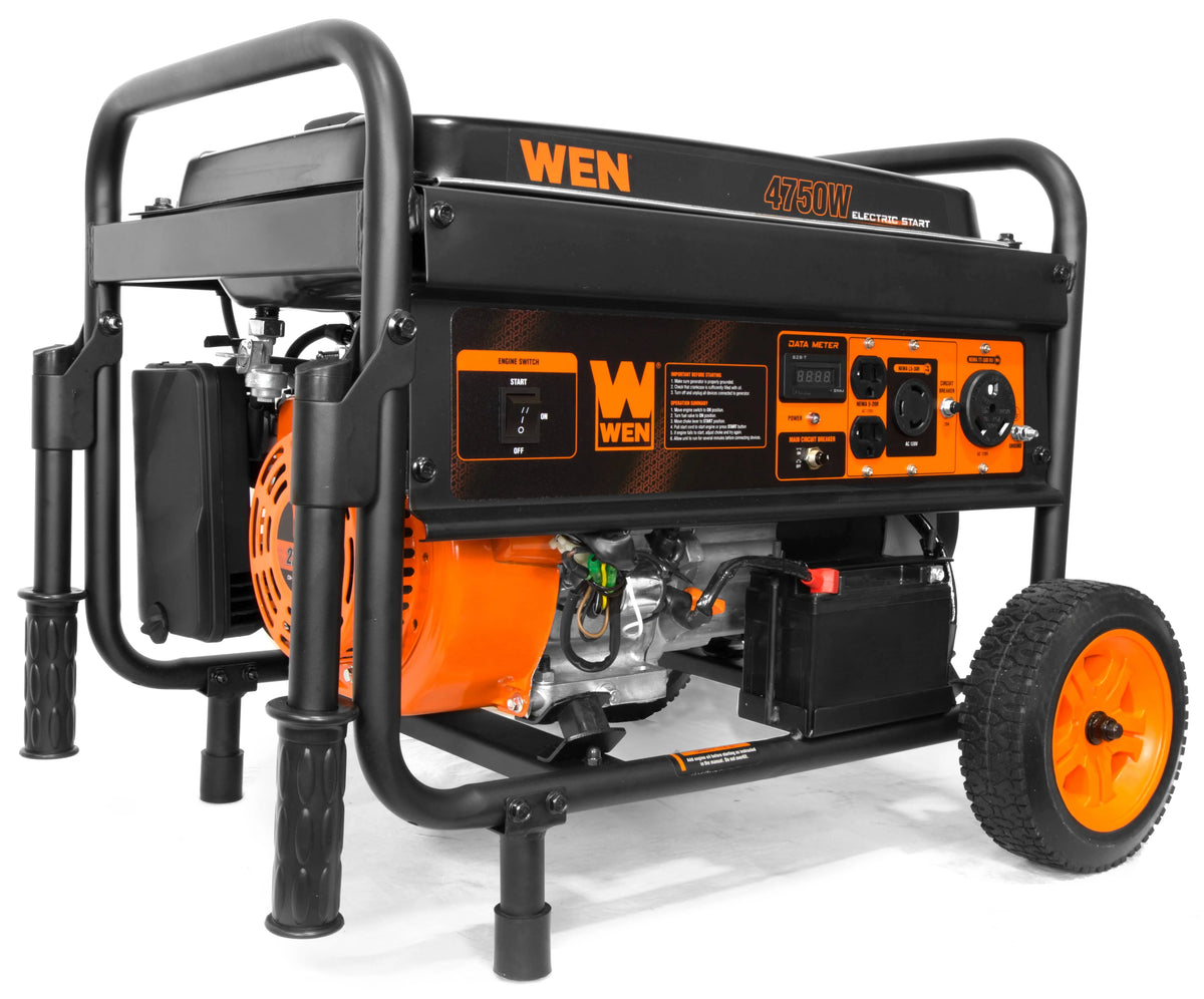 4750-Watt Portable Generator with Electric Start and Wheel Kit S53082