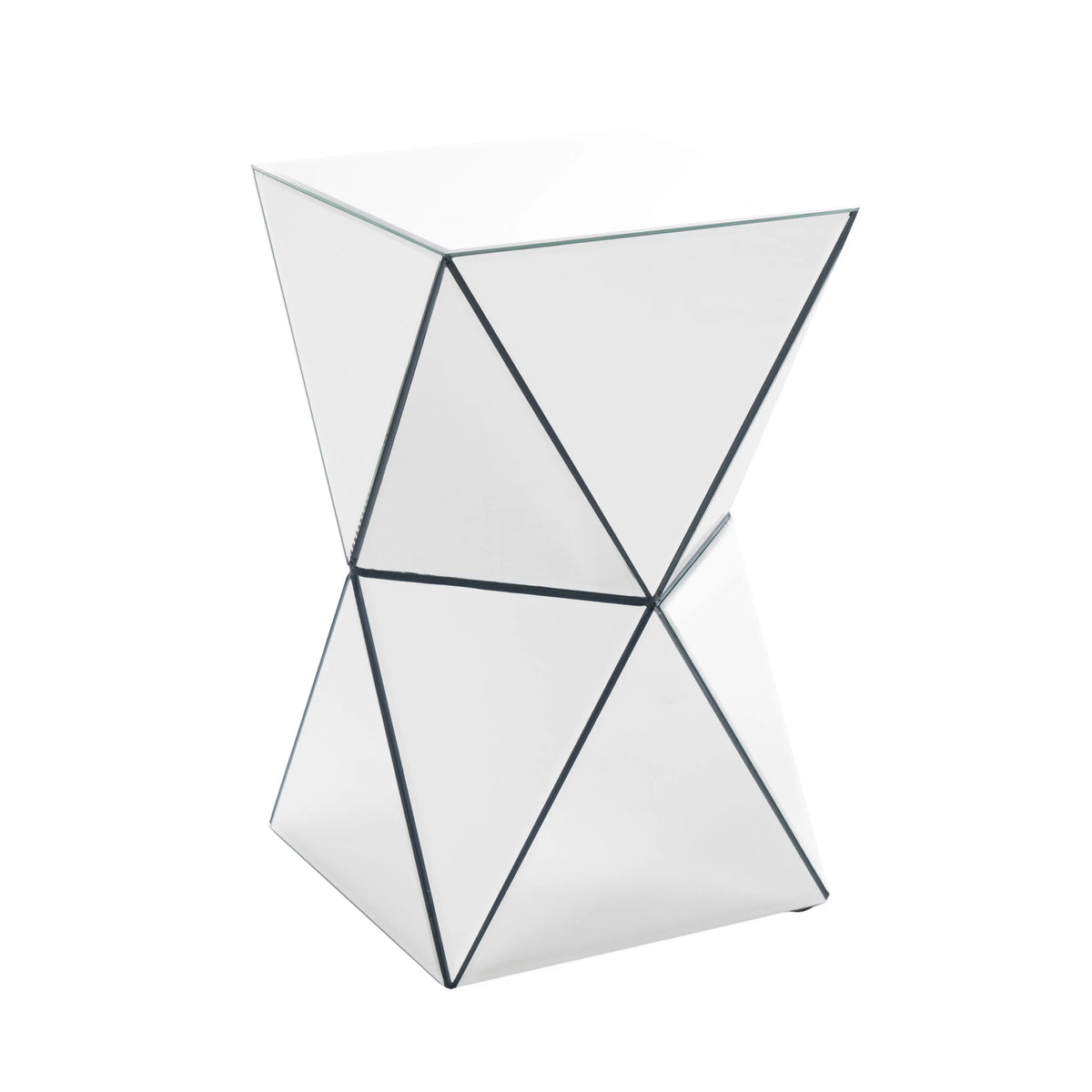 Mirrored Side Table P2132