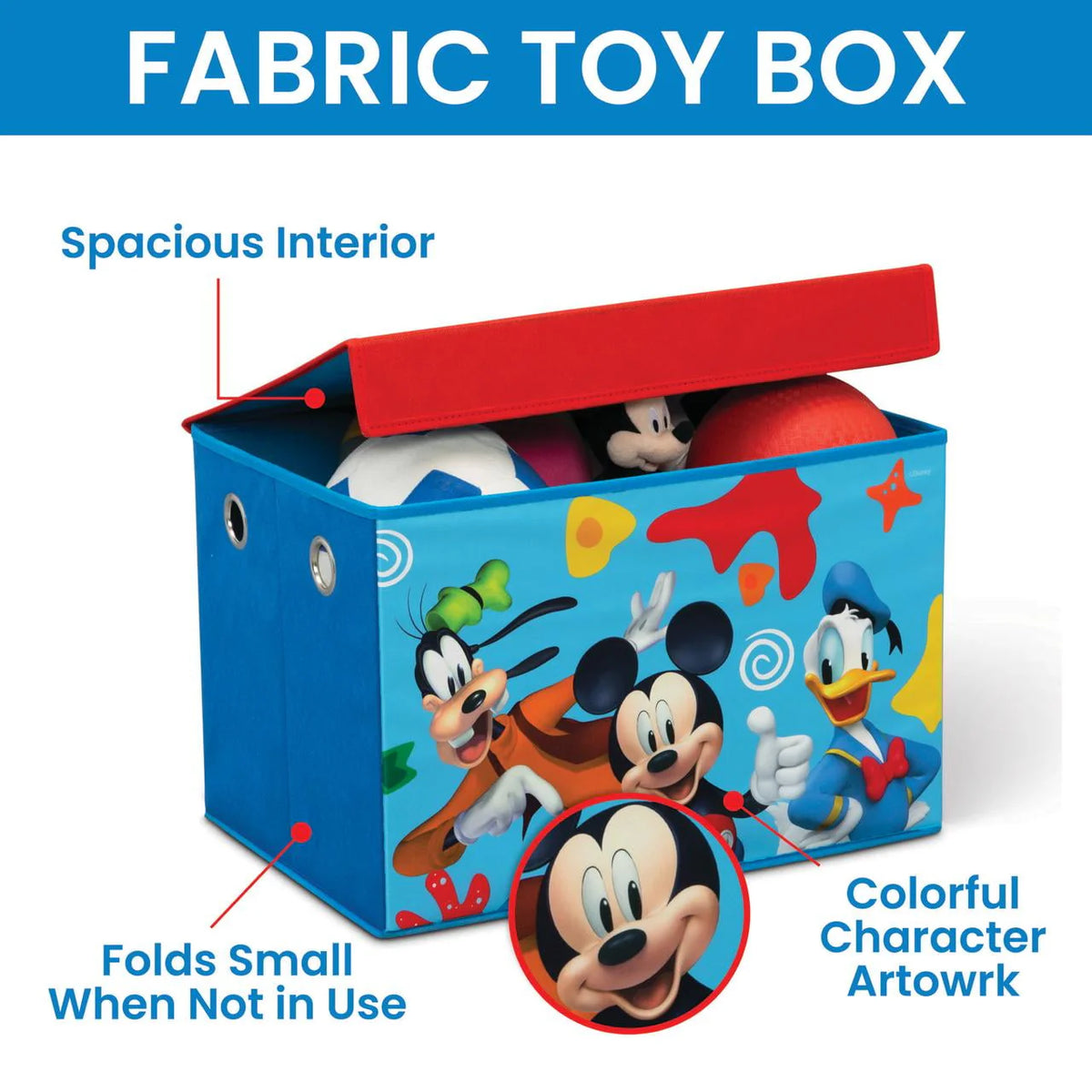 3-Piece Toddler Room-in-a-Box with Desk, Storage Station & Toy Box Y776478
