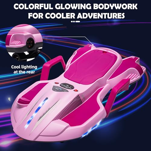 24V 200W Motor LED Light Up Electric Drift Kart S54113