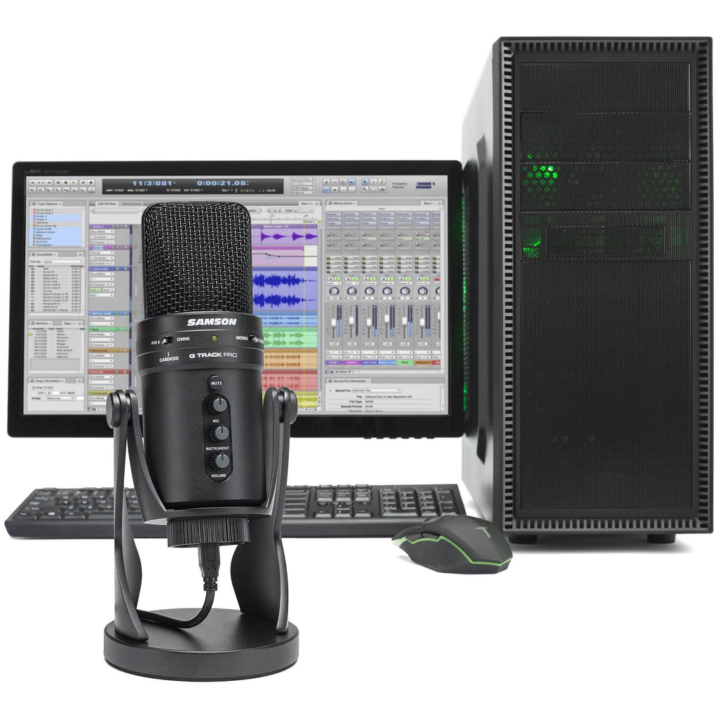 Studio USB Podcast Microphone with Headphones T4556