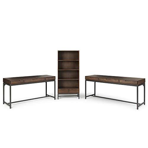 Walnut Brown Mid Century Bookcase J88449