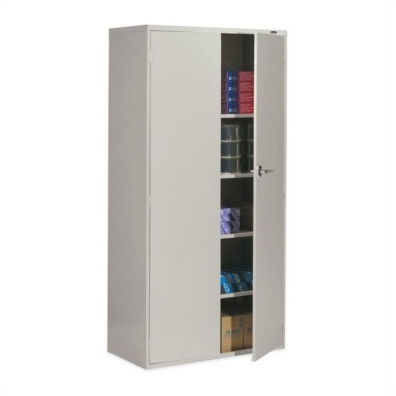 72 inch Vertical Metal Storage Cabinet Light Grey B358404
