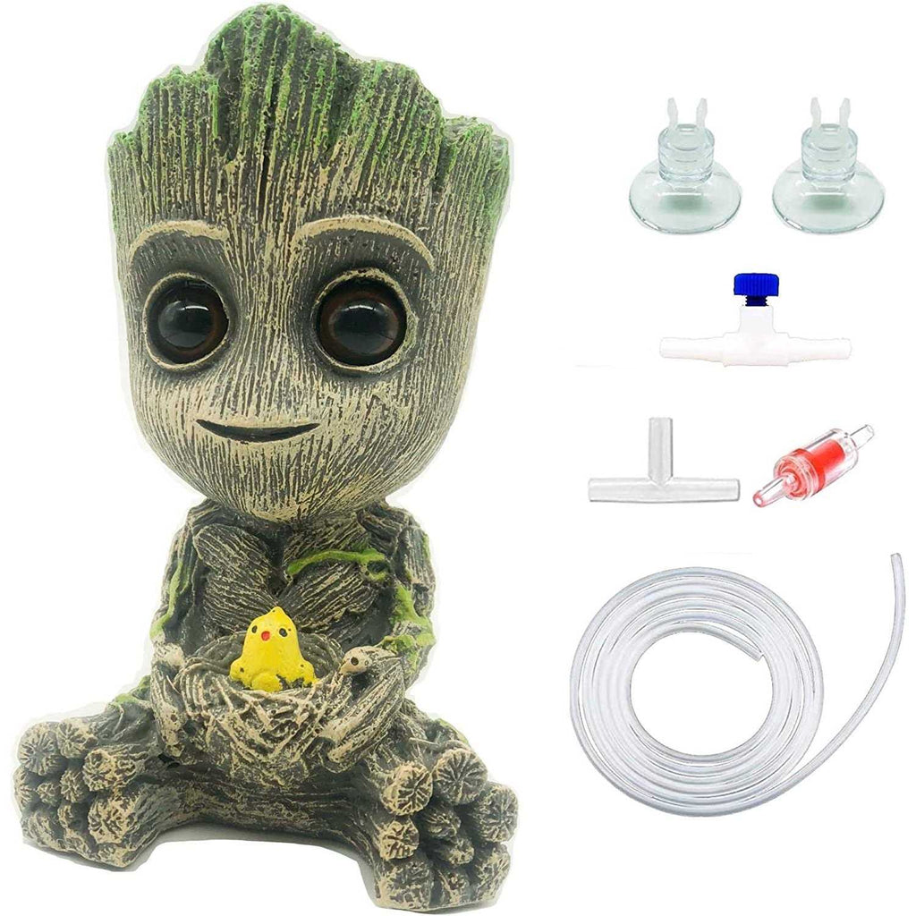 Aquarium Air Bubbler Decorations Fish Tank Air Stone Set J72958