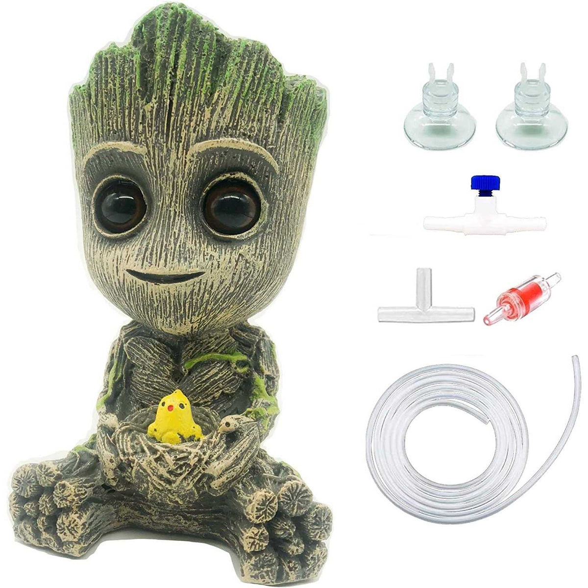Aquarium Air Bubbler Decorations Fish Tank Air Stone Set J72958
