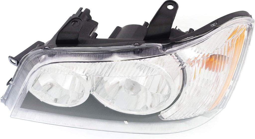 Headlight Set of 2 Clear Lens Halogen With bulbs Q61528
