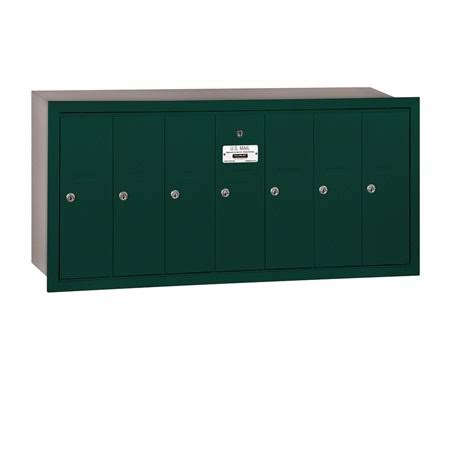 Aluminum Vertical Mailbox 7 Doors G369