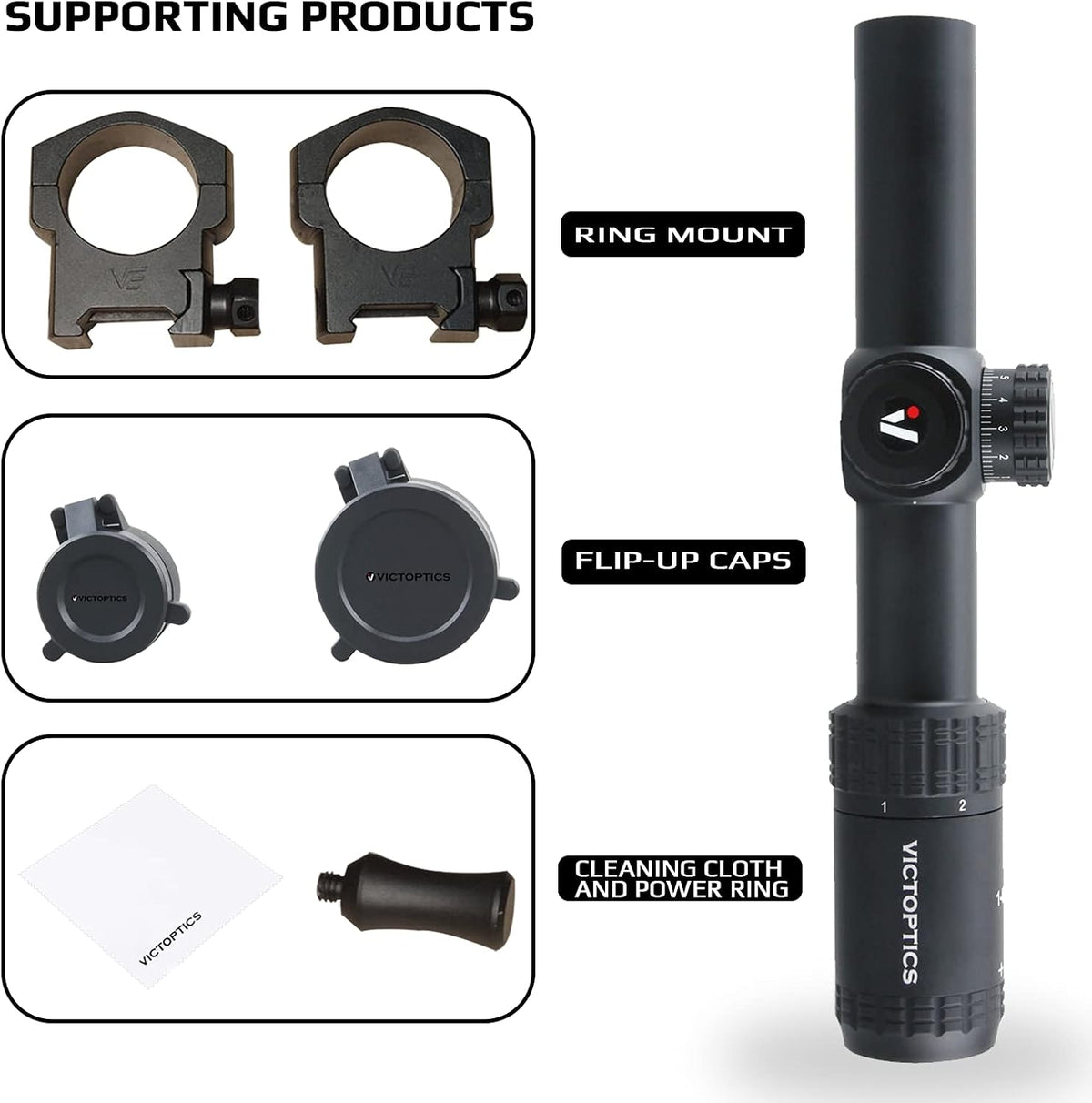 1-6X24 SFP Compact Rifle Scope I1098