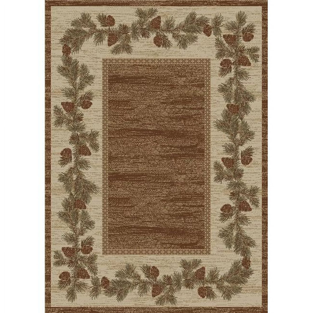 Brown 5x8 Area Rug T726270