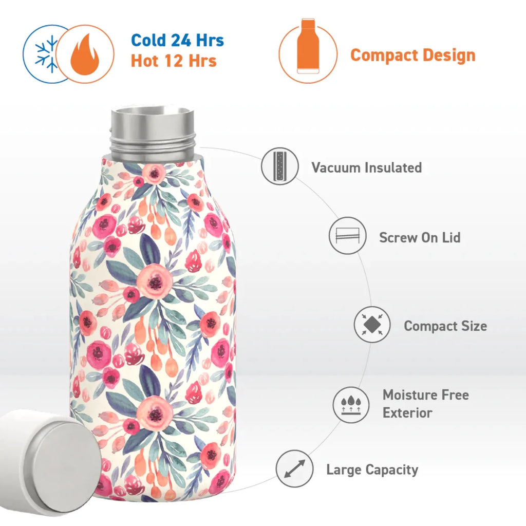 Insulated Double Walled Stainless Steel Bottle 16 Ounce C462