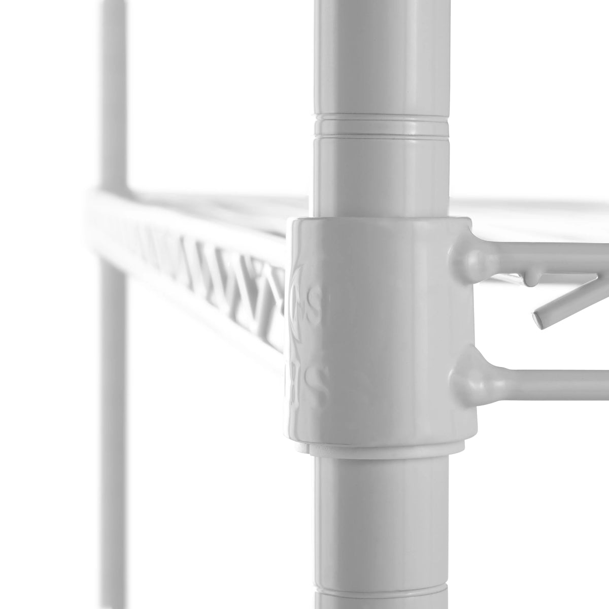 Steel 5-Tier Storage Shelf Unit White W512