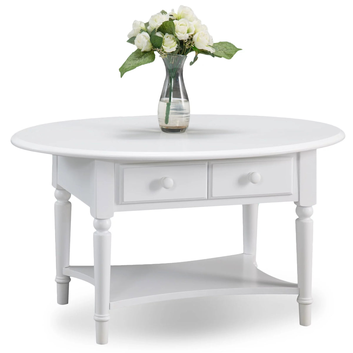 Oval Coffee Table in Orchid White A98588
