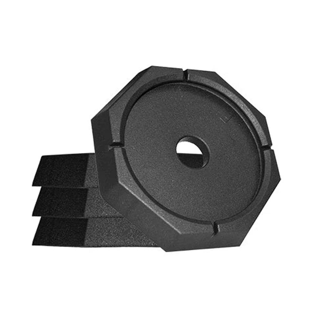 11.5 in. Rubber Leveling Jack Pads 4-Pack T375920