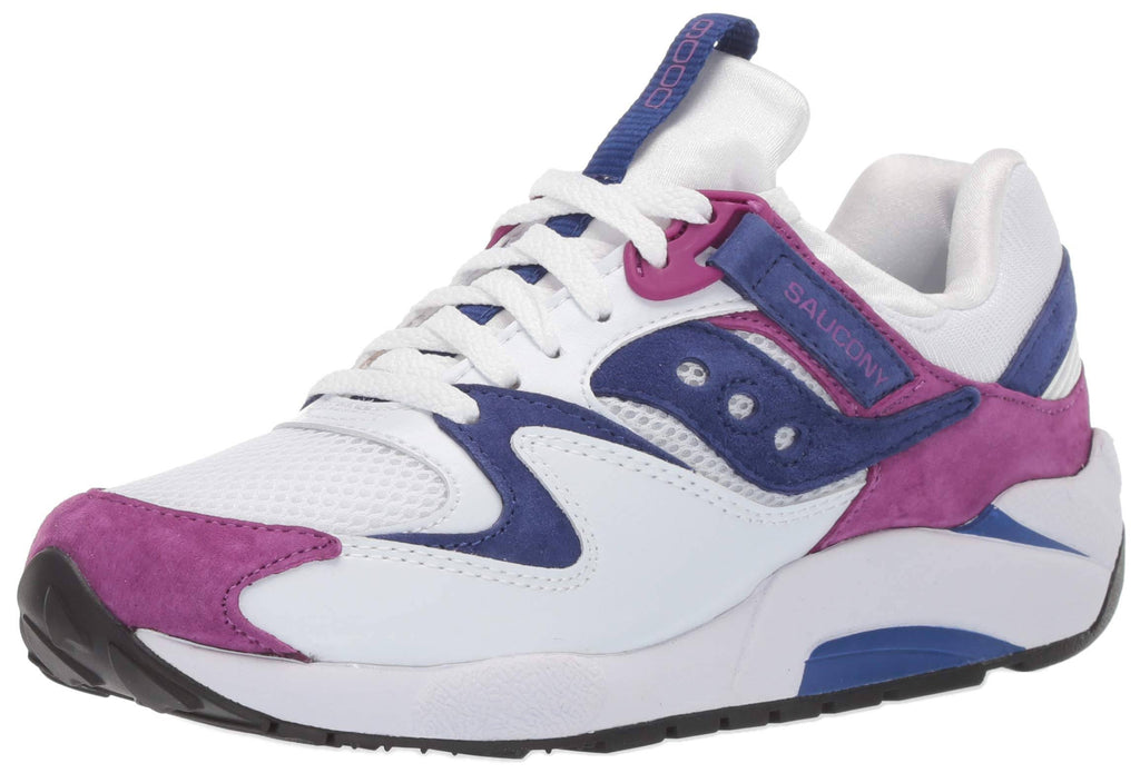 White Purple Suede Sneakers B72233