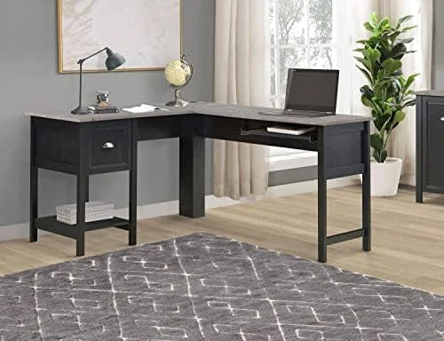 Espresso 1-Drawer Wood Writing Desk U81700