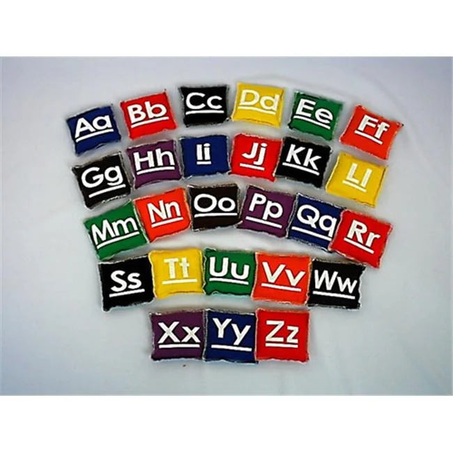 4 x 4 Inch Alphabet Beanbags - Set of 26 L8255