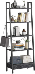 5-Tier Ladder Shelf with Drawer L339
