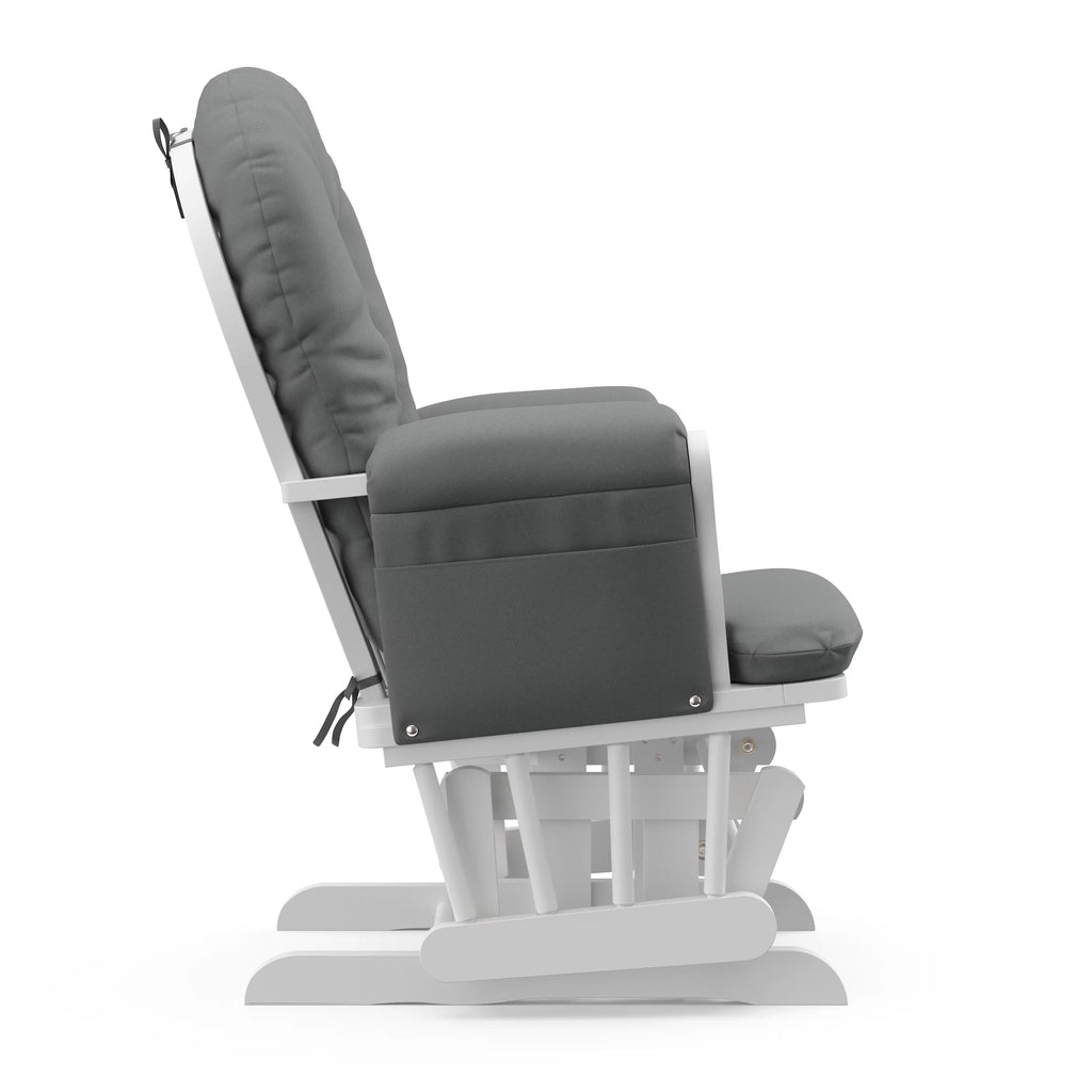 White Glider and Ottoman T7961