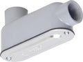 3/4-Inch Gray Cast Aluminum Threaded Conduit Body with Stamped Steel Cover K6089